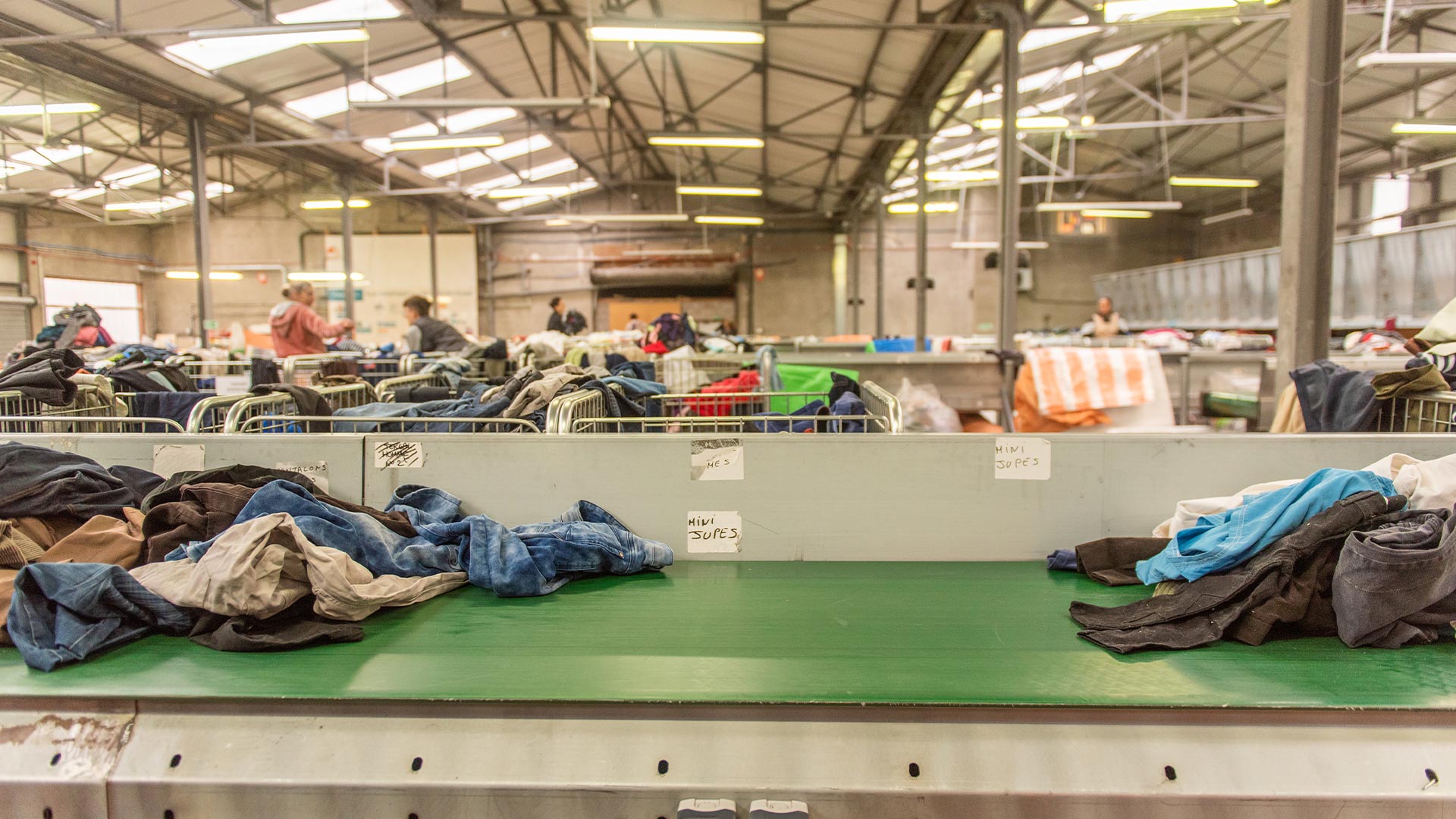 Vosges TLC - Mission textile - Visite centre de tri